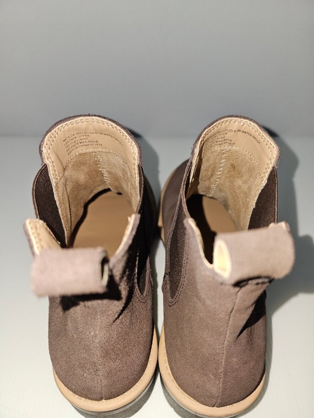 Blondo Matilda Waterproof Chelsea Ankle Boot Womens 9.5 Java Brown Suede NEW - Picture 9 of 13